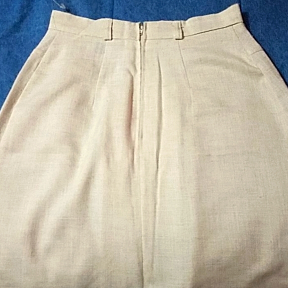 Dimension V vintage linen skirt, mid - Picture 2 of 4